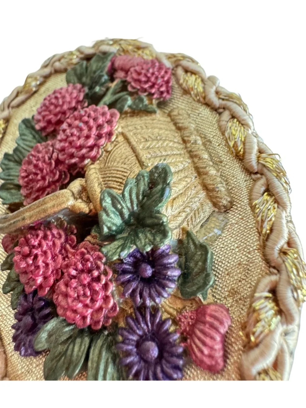 Vintage flower basket